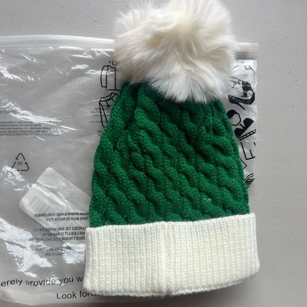Christmas Knitted Hat for Baby, Santa Hat for Kid Toddler Baby, Xmas.